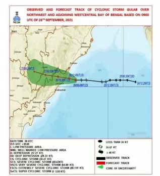 Cyclone 'Gulab' makes landfall on Andhra-Odisha coast